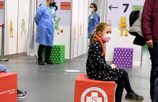 В Вене запустили вакцинацию детей от 5 лет