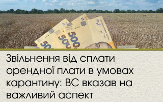 Звільнення від сплати орендної плати в умовах карантину: ВС вказав на важливий аспект