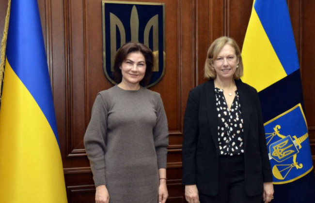 Ірина Венедіктова зустрілась із Тимчасовою повіреною у справах США в Україні Крістіною Квін