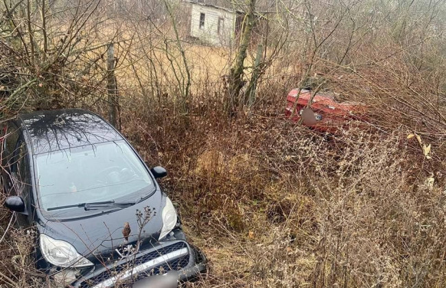 Чотири ДТП за годину: на Київщині через ожеледицю з дороги злетіли авто