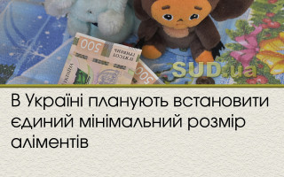 В Україні планують встановити єдиний мінімальний розмір аліментів