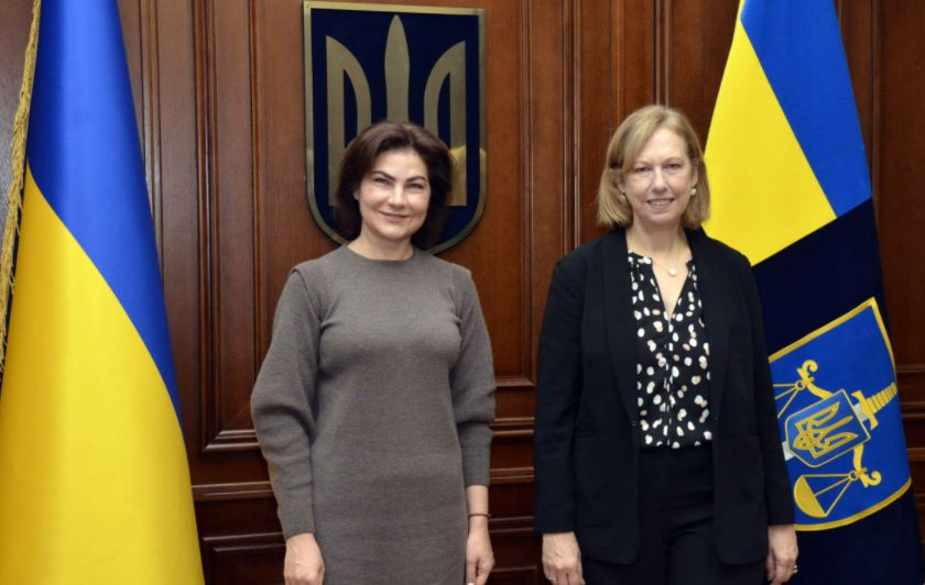 Ірина Венедіктова зустрілась із Тимчасовою повіреною у справах США в Україні Крістіною Квін