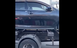 В Киеве у автолихача забрали Toyota, видео