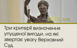 Три критерії визначення упущеної вигоди, на які звертає увагу Верховний Суд