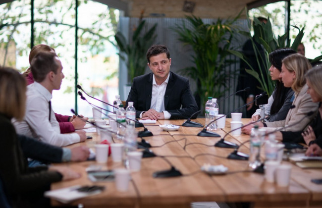 Владимир Зеленский: «Вопрос окончания судебной реформы – это вопрос к нашим международным партнерам»