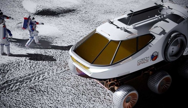 Электрический и шестиколесный: появились фото футуристического внедорожника Skoda