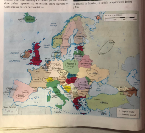 В испанском учебнике по географии Украину внесли в состав России