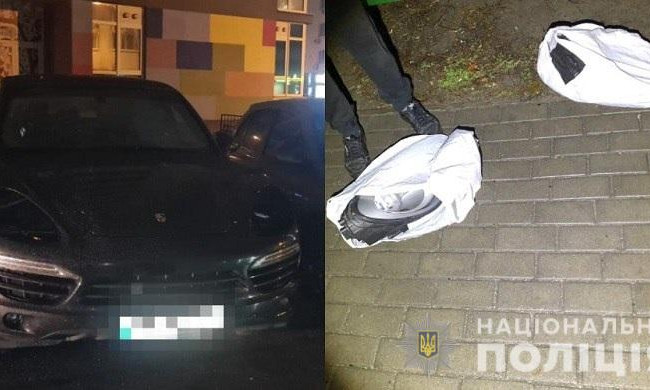 В Киеве местные жители воровали автомобильные фары