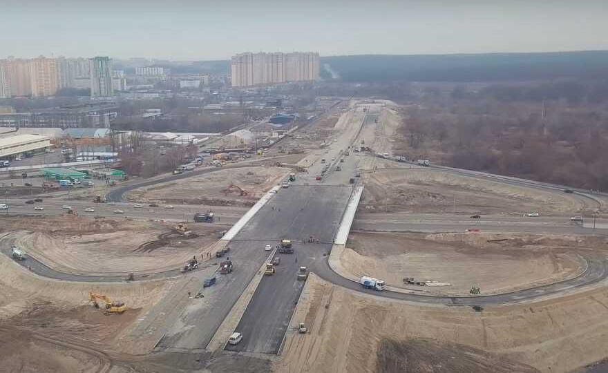 В Киеве ускорили строительство Окружной дороги на Оболонь: есть видео