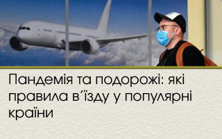 Пандемія та подорожі: які правила в’їзду у популярні країни