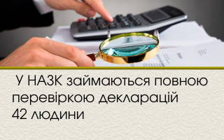 У НАЗК займаються повною перевіркою декларацій 42 людини