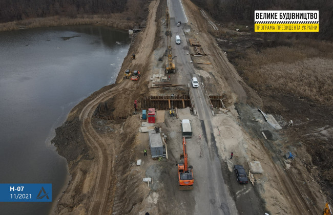 В Черниговской области отремонтировали 90 км трассы Н-07 «Киев — Сумы — Юнаковка»