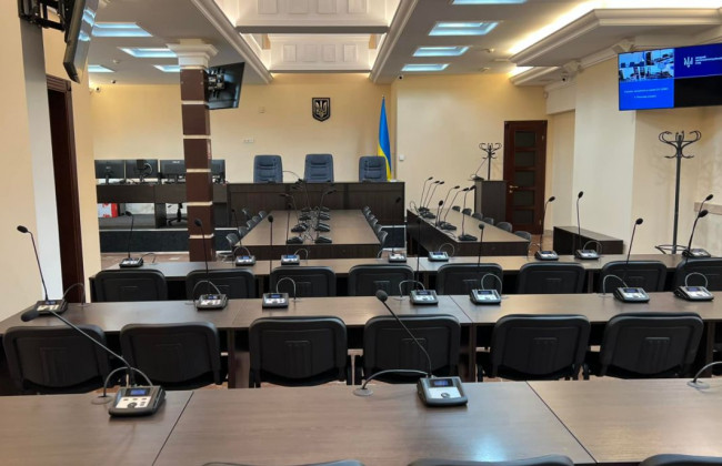 Відкрили найбільший в Україні зал судових засідань, фото