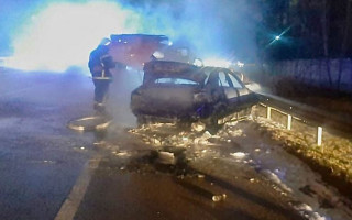 Под Киевом произошло серьезное ДТП с возгоранием: фото
