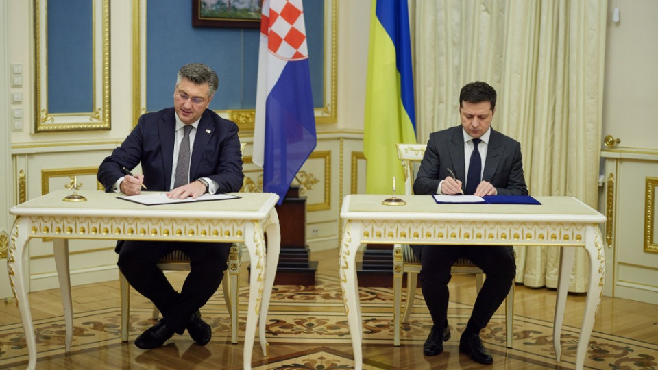Україна та Хорватія підписали декларацію щодо підтримки європейської перспективи України