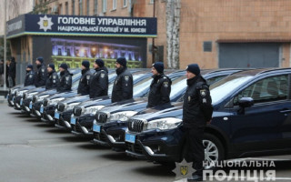 Автопарк Нацполиции пополнили десятки новых машин
