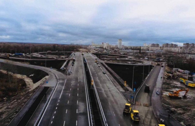В Киеве открыли новый участок Большой Окружной дороги