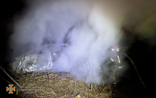 Смертельное ДТП под Кривым Рогом: легковушка сгорела после столкновения с фурой