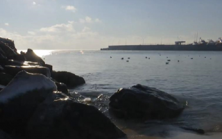 В Одессе из-за холода «закипело» море: видео