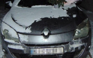 В Киеве ревнивец хотел сжечь авто друга экс-жены, но вмешался снег