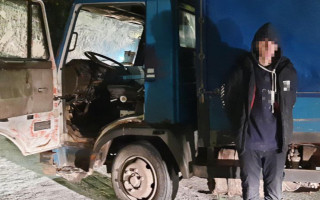 GTA по-киевски: появилось зрелищное видео погони копов за водителем фуры