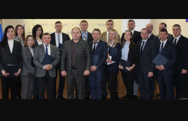 На Сумщині окружні прокуратури поповнилися 18 новопризначеними прокурорами