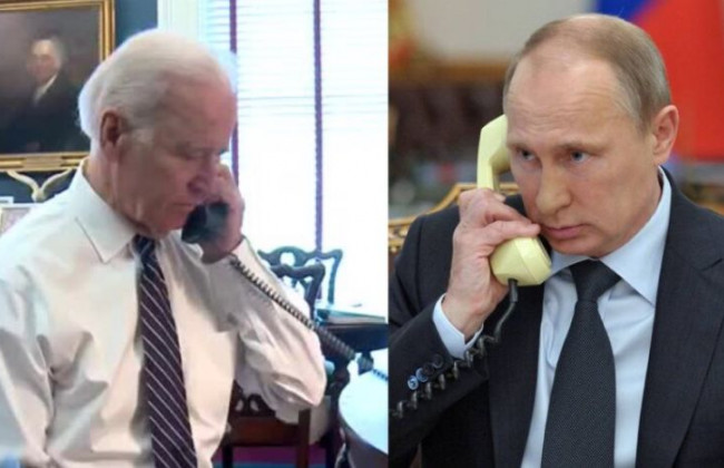 Байден и Путин проводят телефонные переговоры: подробности