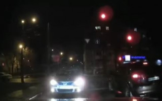 В Киеве водитель нарушил ПДД и поплатился