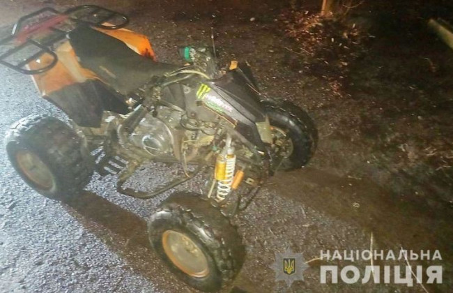 Под Киевом 18-летний парень погиб в ДТП на квадроцикле