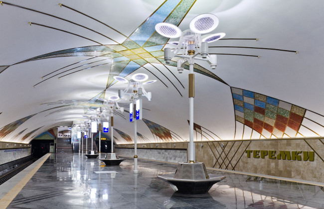 В Киеве пьяный мужчина заблокировал движение метро