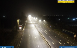 На трассе «Днепр-Николаев» установили освещение