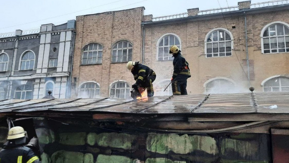 В Харькове вспыхнул пожар на территории Свято-Благовещенского кафедрального собора