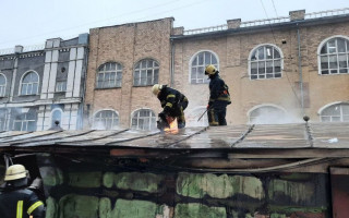 В Харькове вспыхнул пожар на территории Свято-Благовещенского кафедрального собора