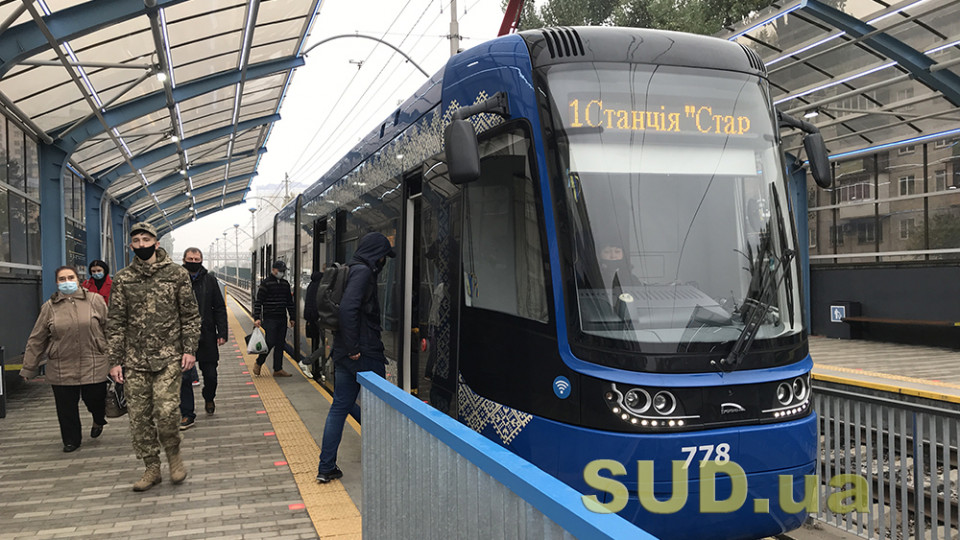 В Киеве скоростной трамвай изменит свой маршрут