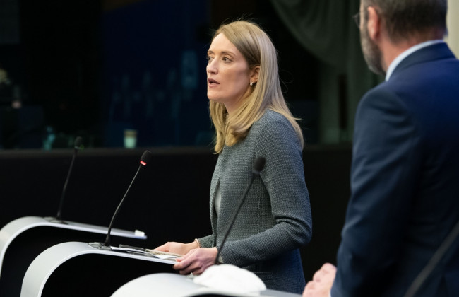 Роберту Метсолу избрали новым председателем Европарламента