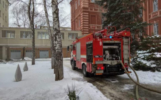 В Харькове вспыхнул корпус юридического университета: что известно