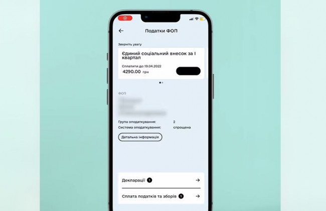 ФОПи 1-3 групи можуть подати річну декларацію у додатку Дія