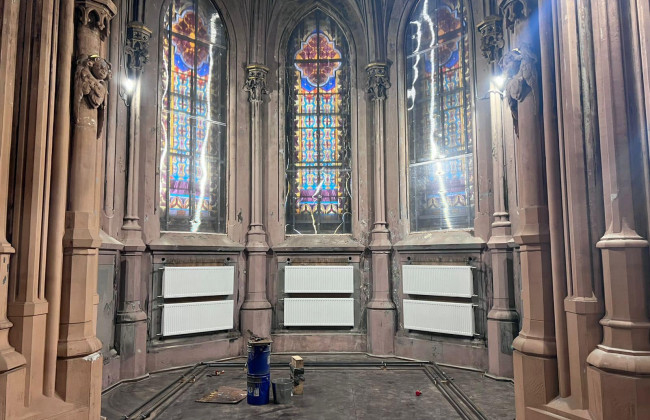 В Киеве завершены противоаварийные работы в Костеле Святого Николая: фото