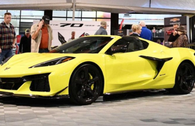 Первый Chevy Corvette Z06 продали дороже, чем Bugatti Chiron
