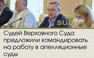 Судей Верховного Суда предложили командировать на работу в апелляционные суды