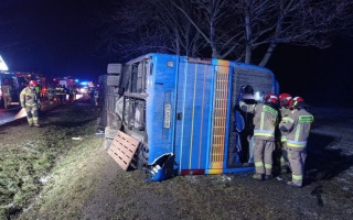 В Польше перевернулся автобус с украинцами: есть пострадавшие
