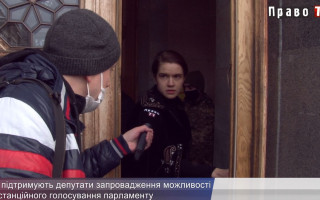 Чи підтримують депутати запровадження дистанційного голосування в парламенті, ВІДЕО