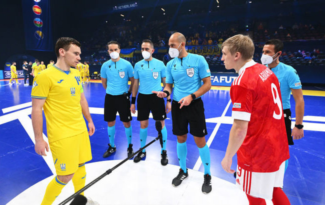 Матч Украины против России по футзалу: известны итоги игры