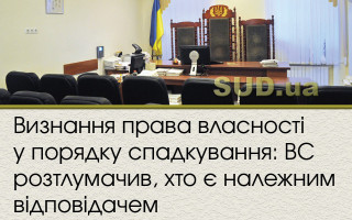 Визнання права власності у порядку спадкування: ВС розтлумачив, хто є належним відповідачем