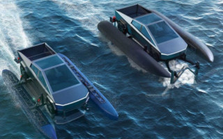 Tesla Cybertruck станет катамараном, фото