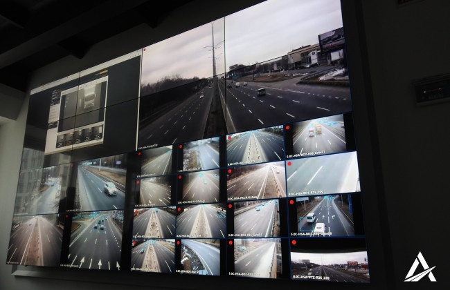 На автомагистрали Киев – Борисполь заработала система управления дорожным движением