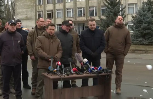 Зеленский обсудил с представителями СМИ учения в Херсонской области, видео