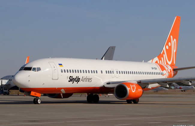 Авіакомпанія SkyUp Airlines тимчасово припинила продаж квитків на вильоти