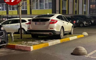 Под Киевом отличился очередной «герой парковки»