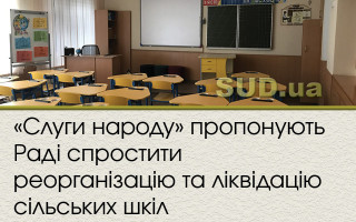 «Слуги народу» пропонують Раді спростити реорганізацію та ліквідацію сільських шкіл